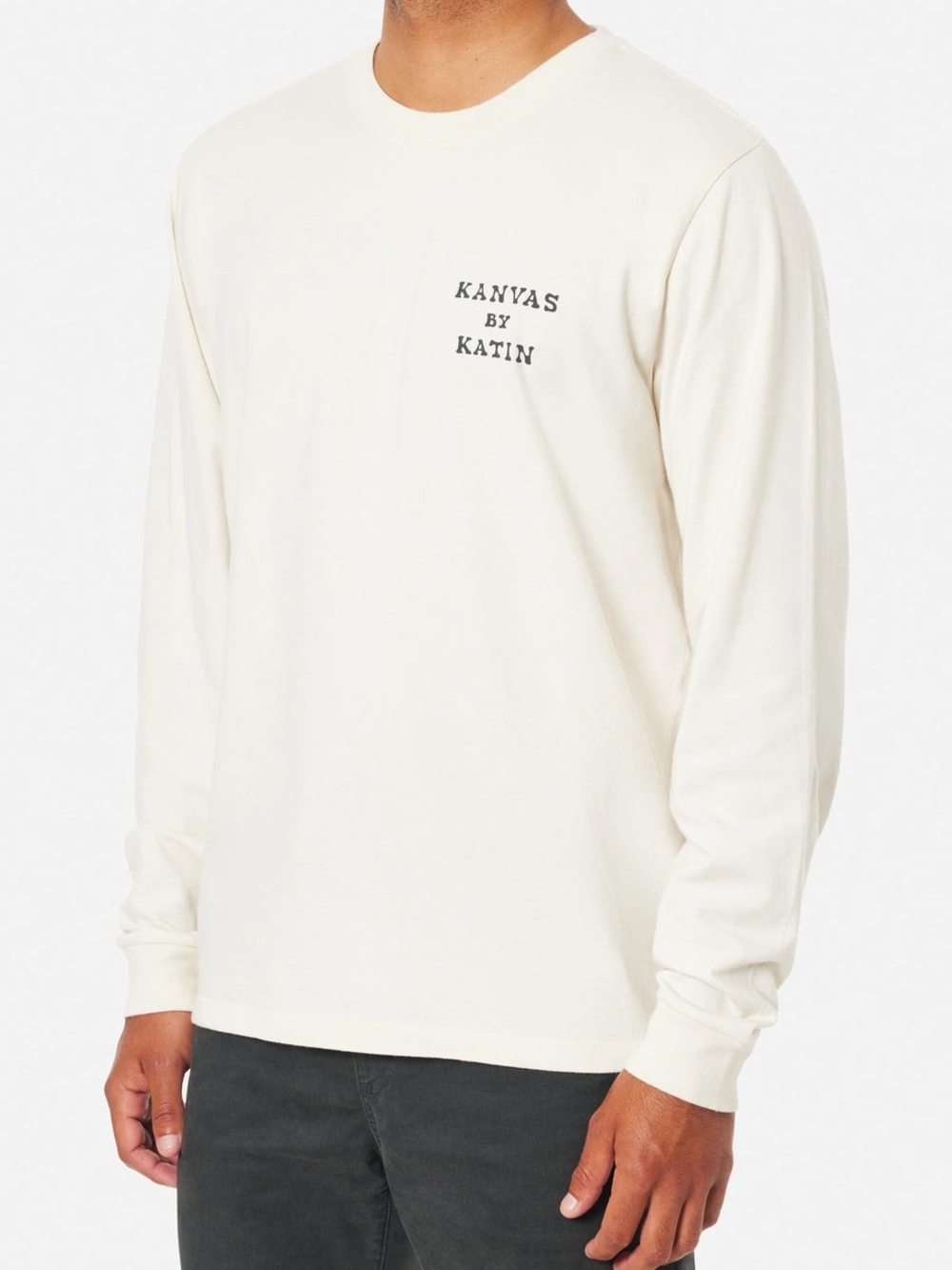 Katin Sunflower Long Sleeve Tee: Vintage White